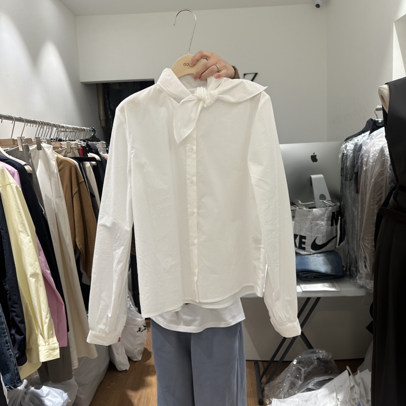DOUZE韓國直郵女裝新品時尚推薦熱賣真品人氣25春夏襯衫蕾絲衫DOUZE襯衫/蕾絲衫圖色1