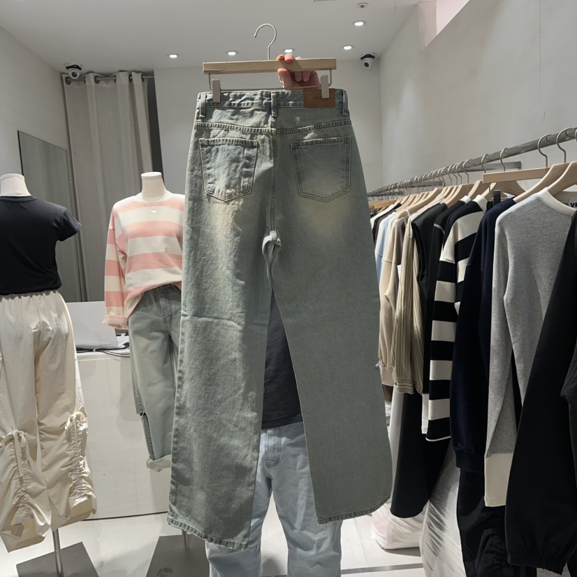 VENICE直郵韓國代購女裝新款25春夏職業時尚人氣熱賣牛仔褲VENICE牛仔褲