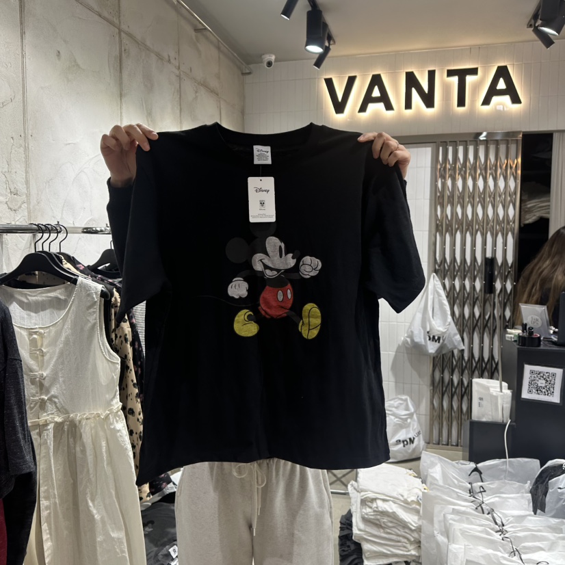 VANTA直郵韓國代購女裝新款25春夏真品人氣熱賣職業時尚T恤VANTAT恤圖色3