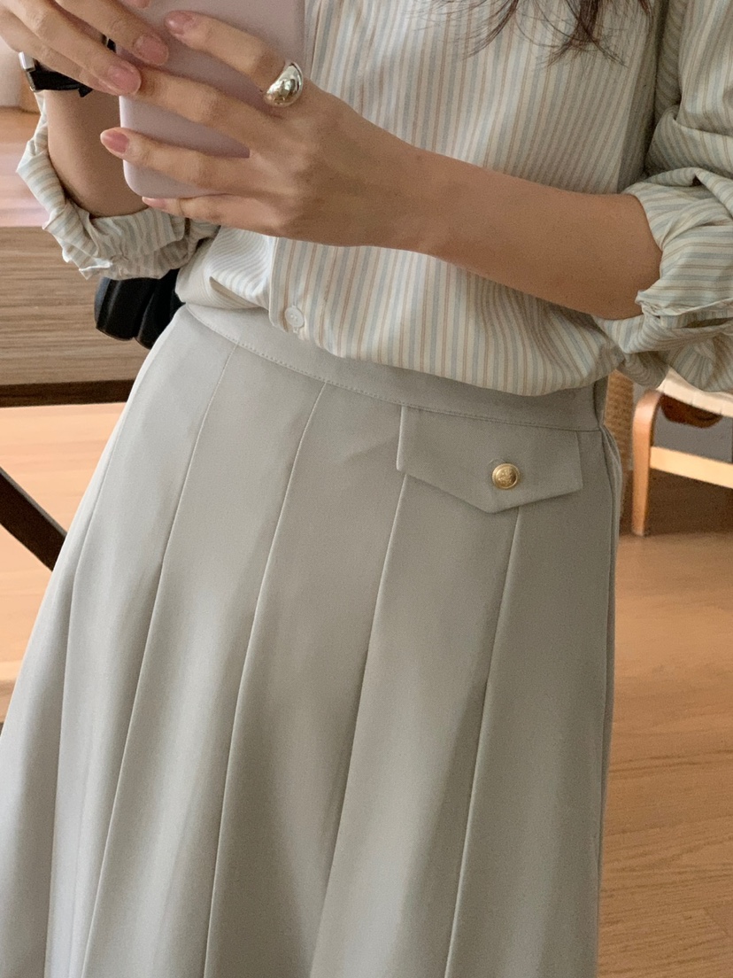 FRILL-T韓國直郵女裝新款休閑人氣時尚真品推薦半身裙中短裙FRILL-T半身裙/中短裙