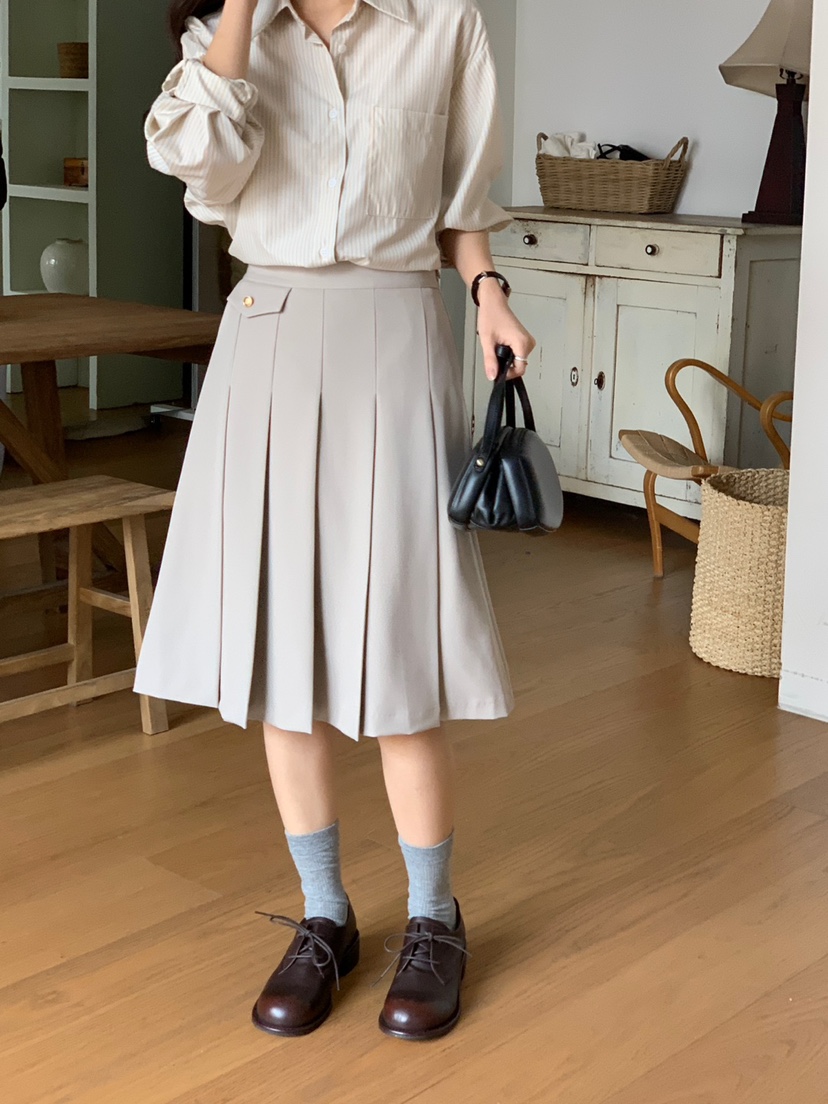 FRILL-T韓國直郵女裝新款休閑人氣時尚真品推薦半身裙中短裙FRILL-T半身裙/中短裙