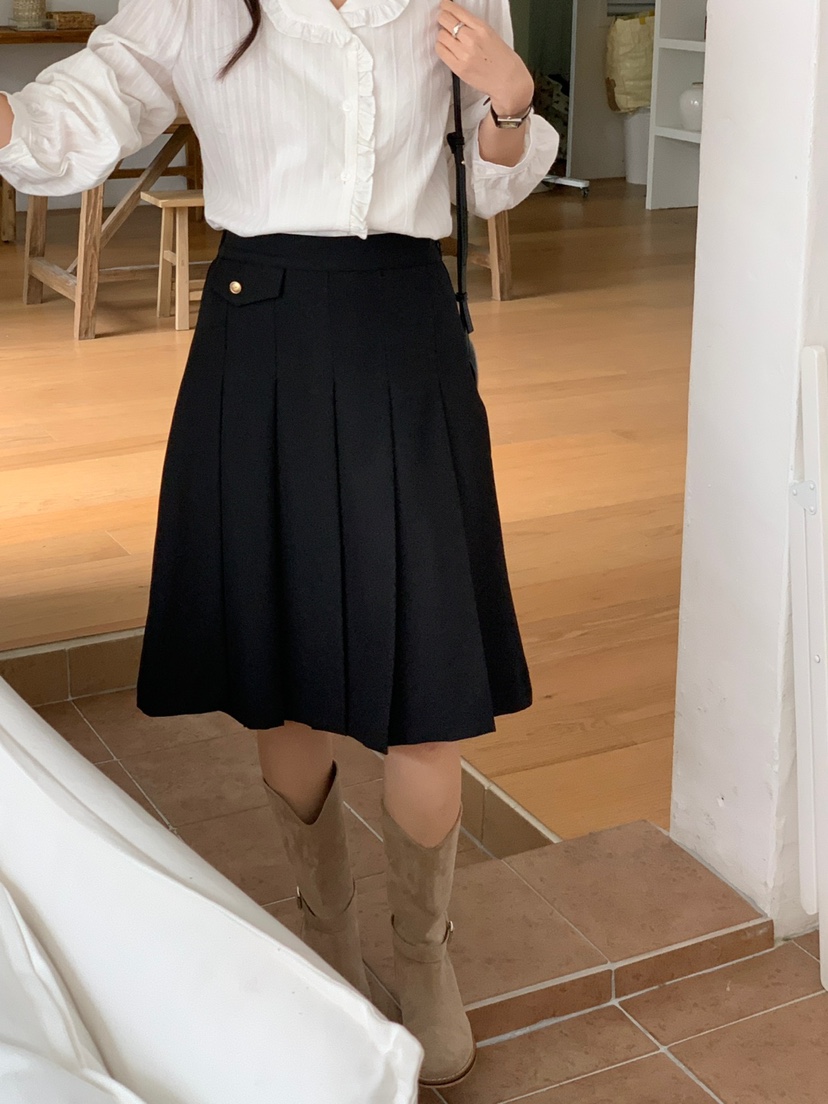 FRILL-T韓國直郵女裝新款休閑人氣時尚真品推薦半身裙中短裙FRILL-T半身裙/中短裙圖色2