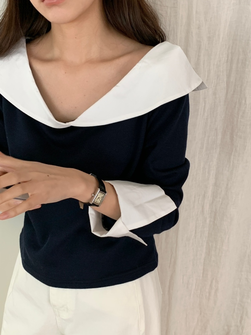 FRILL-T韓國直郵女裝新款熱賣人氣休閑職業真品襯衫蕾絲衫FRILL-T襯衫/蕾絲衫