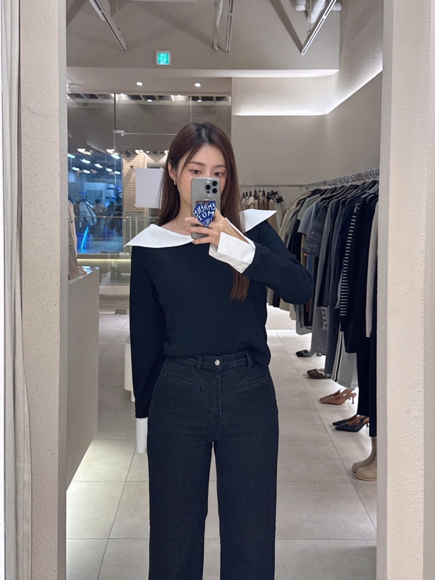 FRILL-T韓國直郵女裝新款熱賣人氣休閑職業真品襯衫蕾絲衫FRILL-T襯衫/蕾絲衫