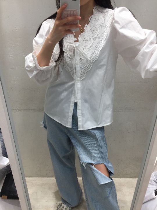 mars東大門直郵女裝新品職業25春夏熱賣推薦人氣襯衫蕾絲衫mars襯衫/蕾絲衫