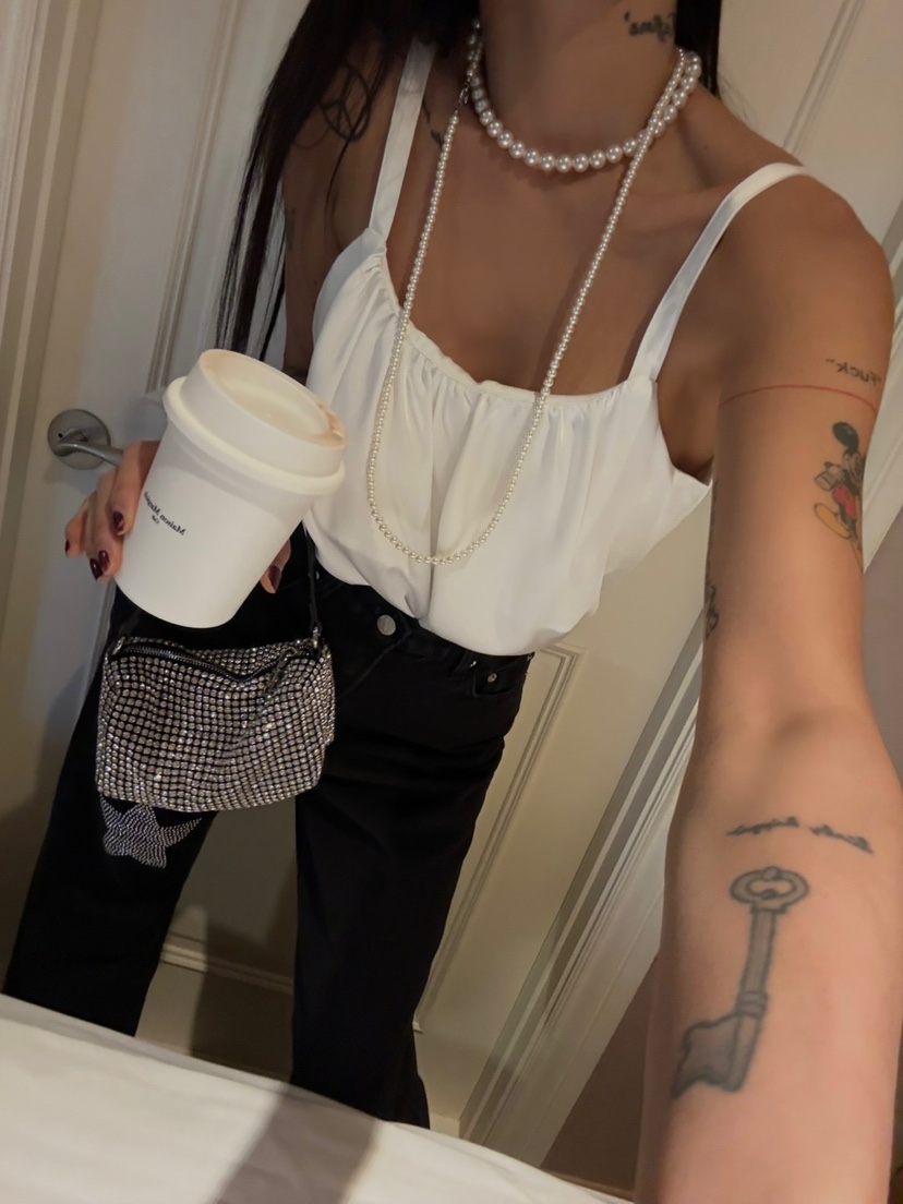 ABBEYLEE東大門代購女裝新款休閑推薦職業時尚人氣吊帶背心ABBEYLEE吊帶/背心
