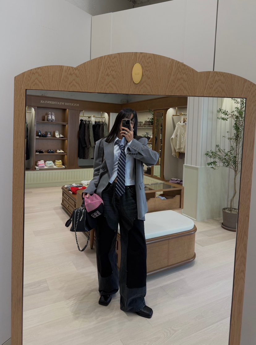 ABBEYLEE東大門代購女裝新品熱賣時尚推薦真品休閑25春夏夾克ABBEYLEE夾克