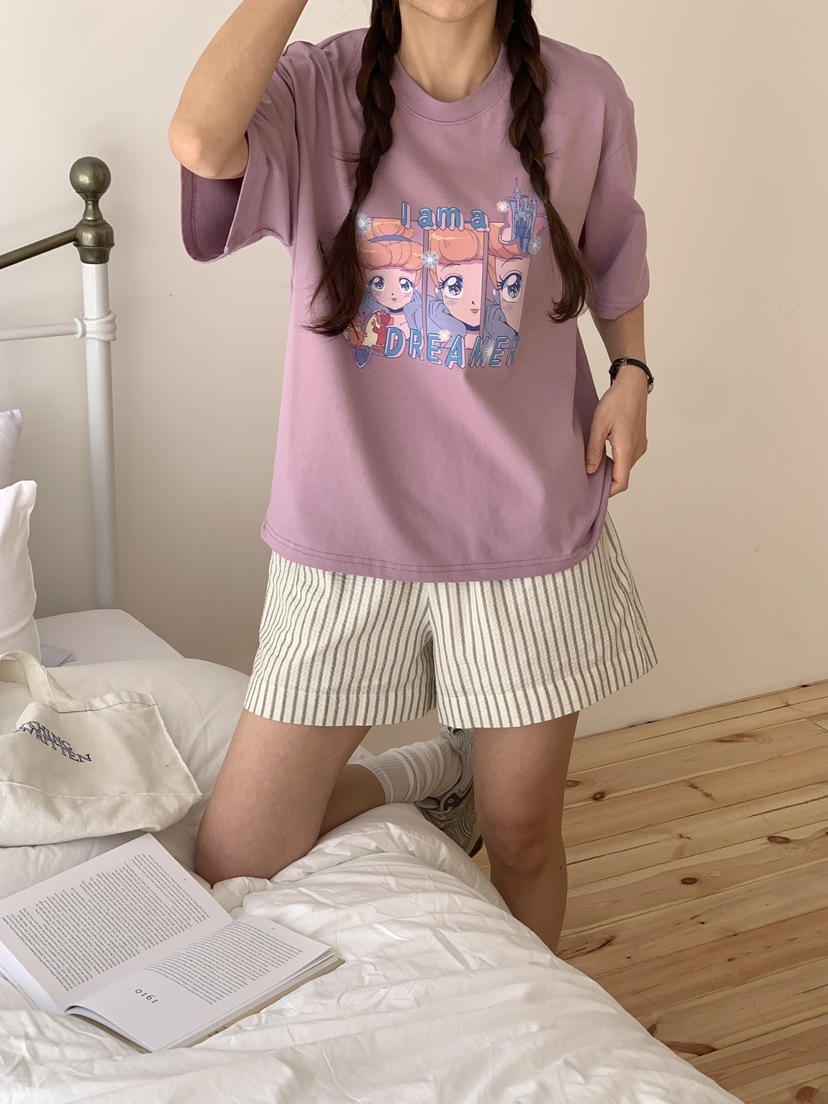 PARSLEY東大門代購女裝新款25春夏推薦休閑時尚真品熱賣T恤DazeT恤圖色3