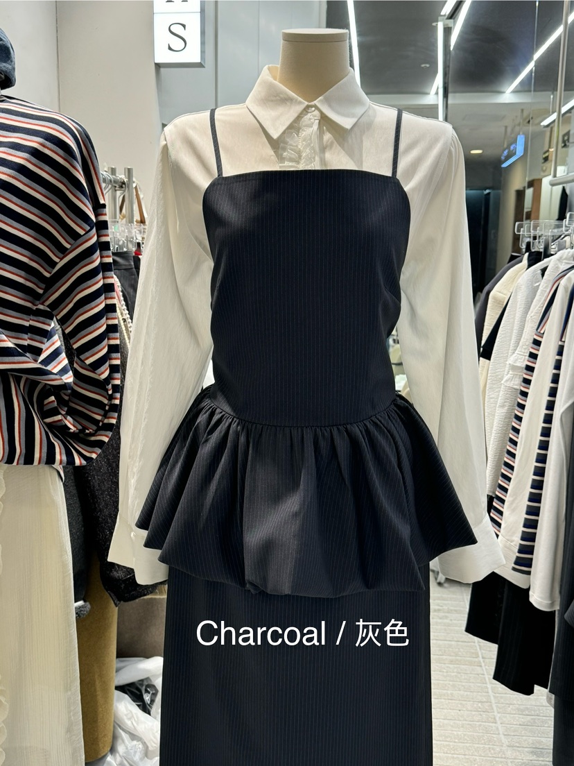 OURS韓國代購女裝新款真品人氣25春夏休閑職業推薦吊帶背心OURS吊帶/背心圖色1