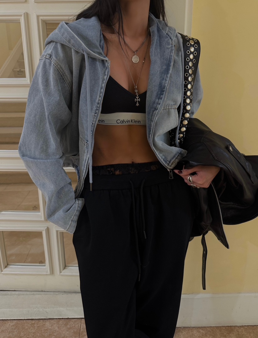 ABBEYLEE韓國代購女裝新品熱賣真品人氣休閑25春夏夾克連帽ABBEYLEE夾克