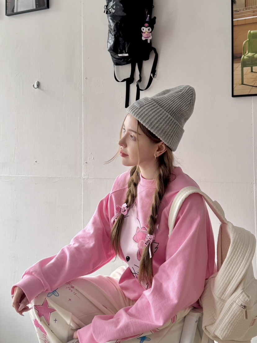 TOLL韓國代購女裝新品人氣時尚25春夏職業休閑推薦熱賣衛衣TOLL衛衣