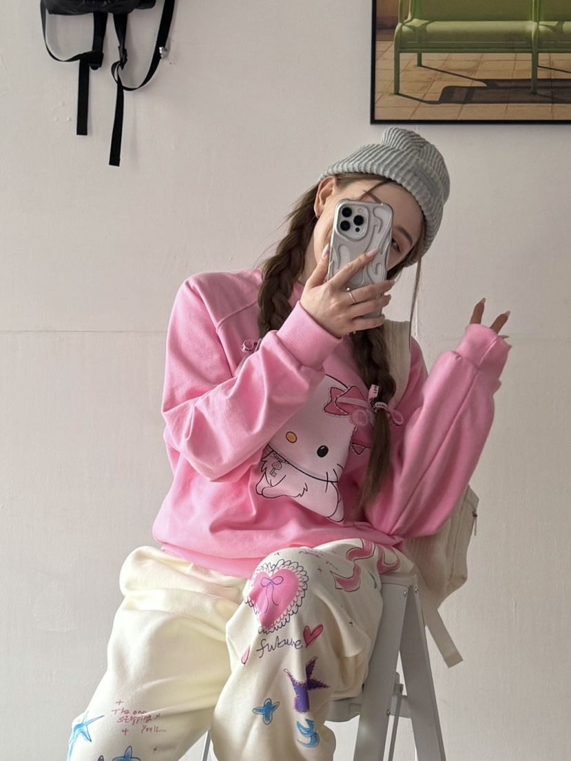 TOLL韓國代購女裝新品人氣時尚25春夏職業休閑推薦熱賣衛衣TOLL衛衣