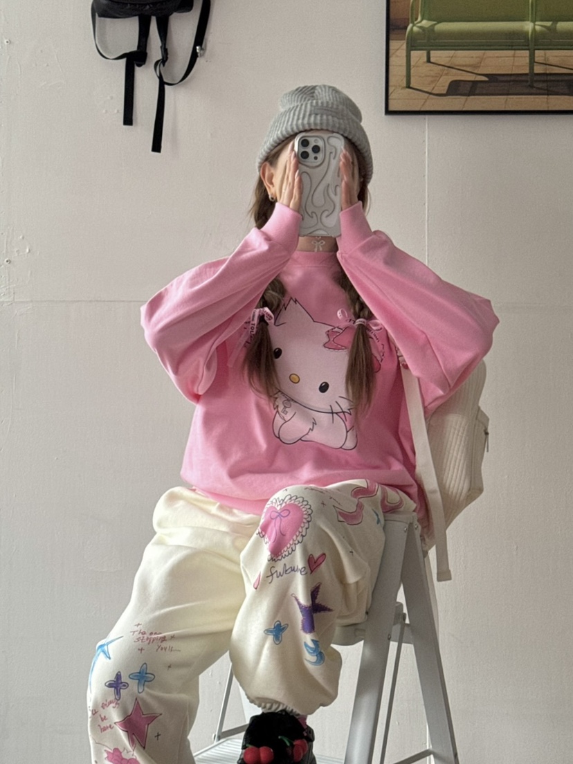 TOLL韓國代購女裝新品人氣時尚25春夏職業休閑推薦熱賣衛衣TOLL衛衣