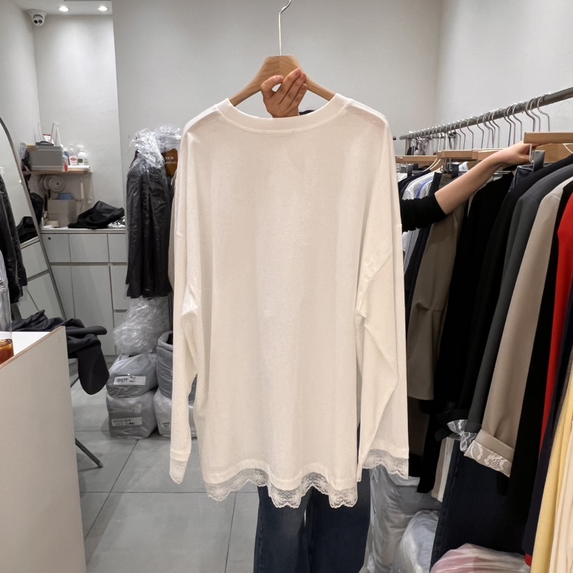 HEIZE東大門實拍女裝新品熱賣人氣真品25春夏時尚職業長袖T恤HEIZE長袖T恤