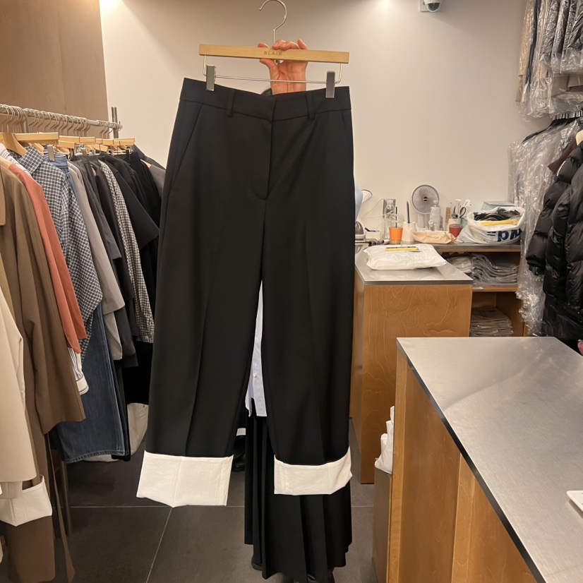 BLAIR東大門代購女裝新品25春夏時尚人氣熱賣職業休閑休閑褲BLAIR seoul休閑褲圖色1