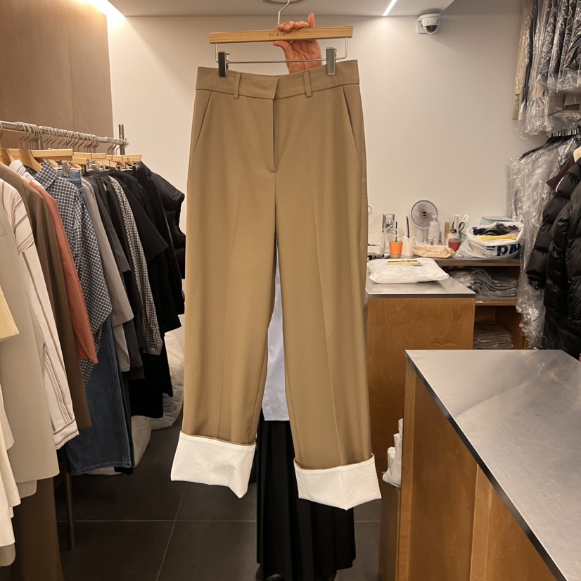 BLAIR東大門代購女裝新品25春夏時尚人氣熱賣職業休閑休閑褲BLAIR seoul休閑褲圖色2