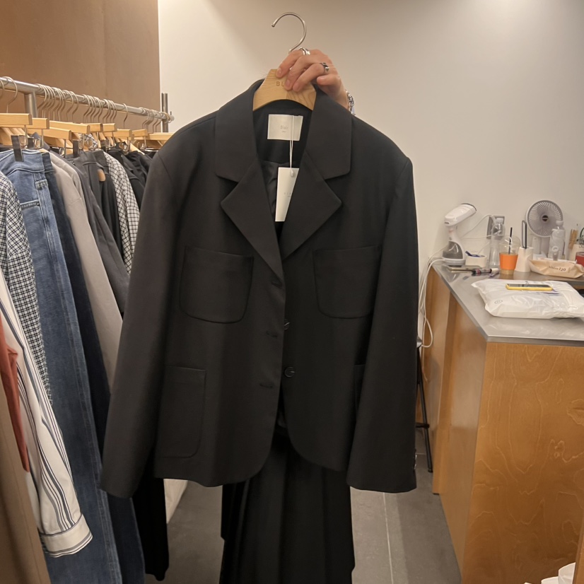 BLAIR東大門代購女裝新品真品人氣職業推薦時尚休閑夾克口袋BLAIR seoul夾克圖色2