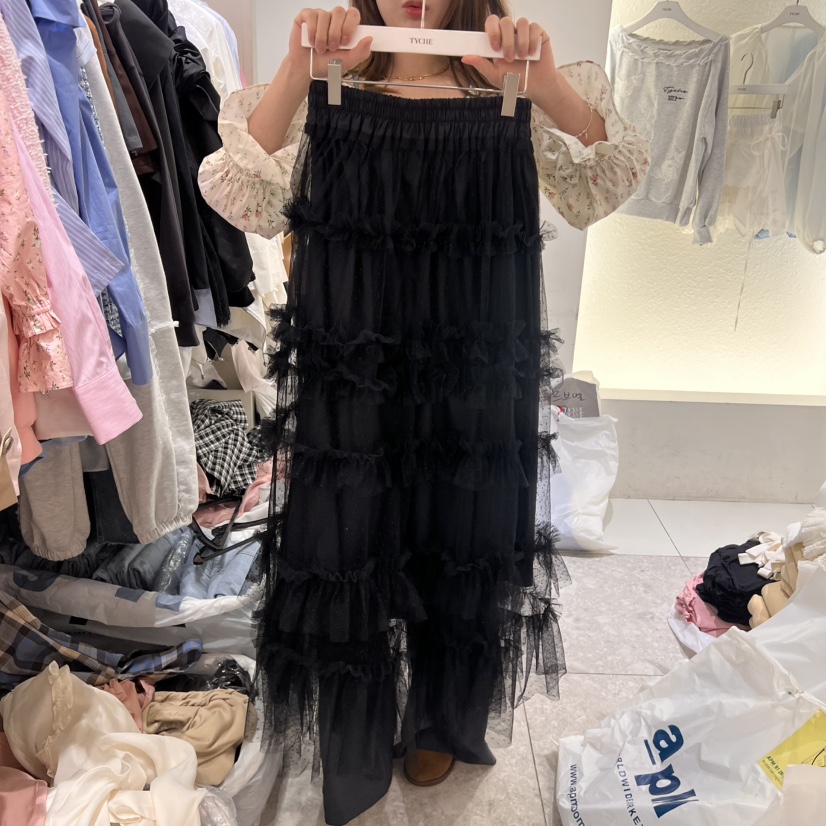 TYCHE東大門直郵女士新款熱賣休閑人氣真品25春夏職業時尚長裙TYCHE長裙圖色2