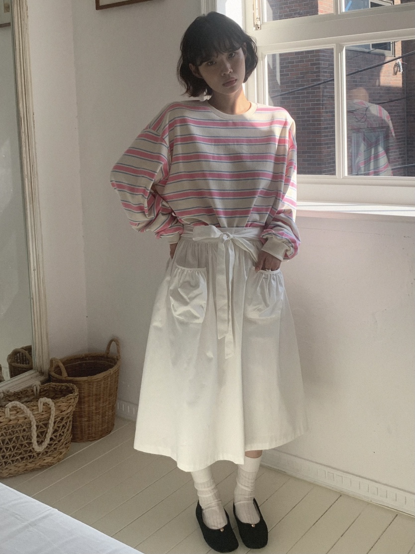 SLAT直郵韓國代購女裝新品真品人氣推薦休閑時尚職業長袖T恤UNICO長袖T恤