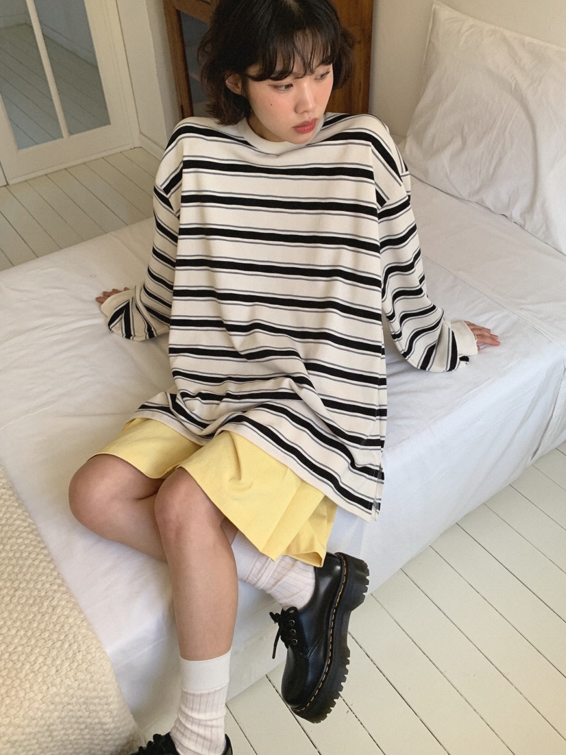 SLAT直郵韓國代購女裝新品真品人氣推薦休閑時尚職業長袖T恤UNICO長袖T恤