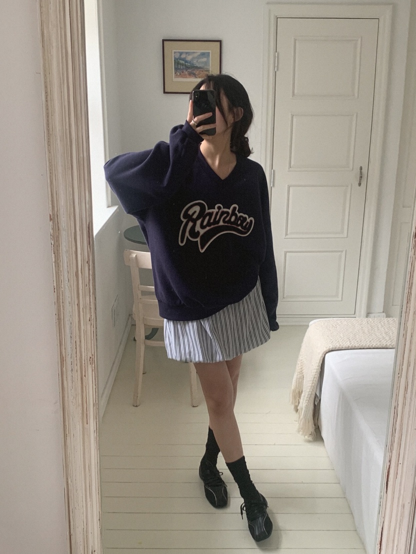 SLAT直郵韓國代購女裝新品時尚休閑熱賣職業真品人氣推薦衛衣SLAT衛衣