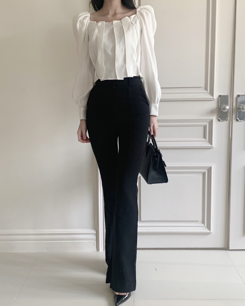 MAGNOLIA36-L韓國直郵女裝新品25春夏休閑推薦職業熱賣休閑褲MAGNOLIA36-L休閑褲圖色2