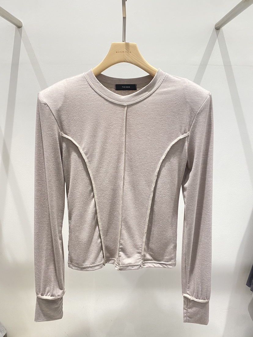 MAGNOLIA36-L韓國直郵東大門實拍女裝新品人氣職業長袖T恤MAGNOLIA36-L長袖T恤圖色2