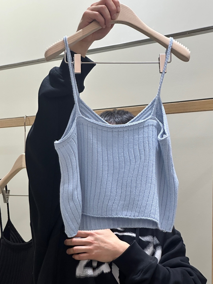 EUM直郵韓國代購女裝新款25春夏時尚休閑真品職業推薦吊帶背心EUM吊帶/背心