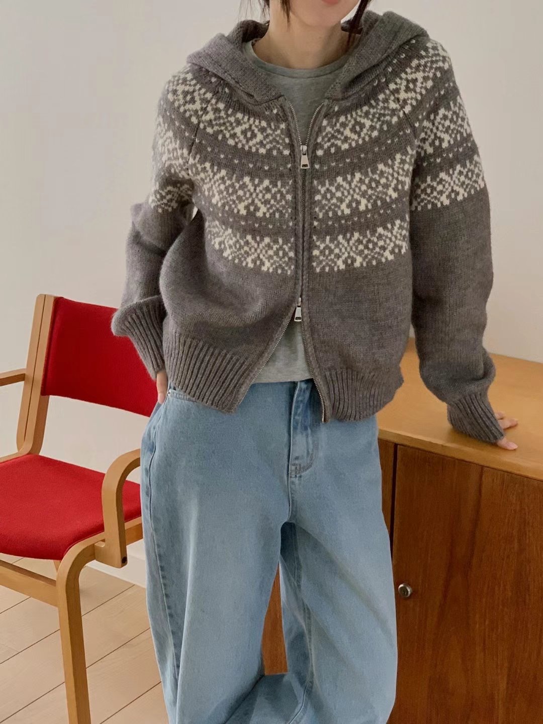 LIBRE直郵韓國代購女裝新品職業時尚休閑推薦人氣真品熱賣毛衣LIBRE毛衣
