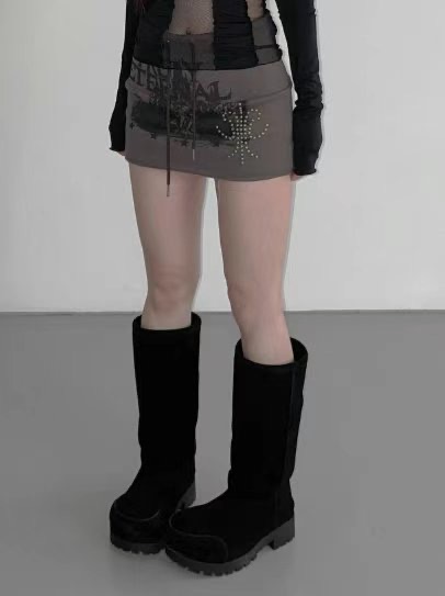 BOY MEET GIRL-T韓國直郵東大門實拍女裝新品人氣25春夏短裙BOY MEET GIRL-T短裙圖色2