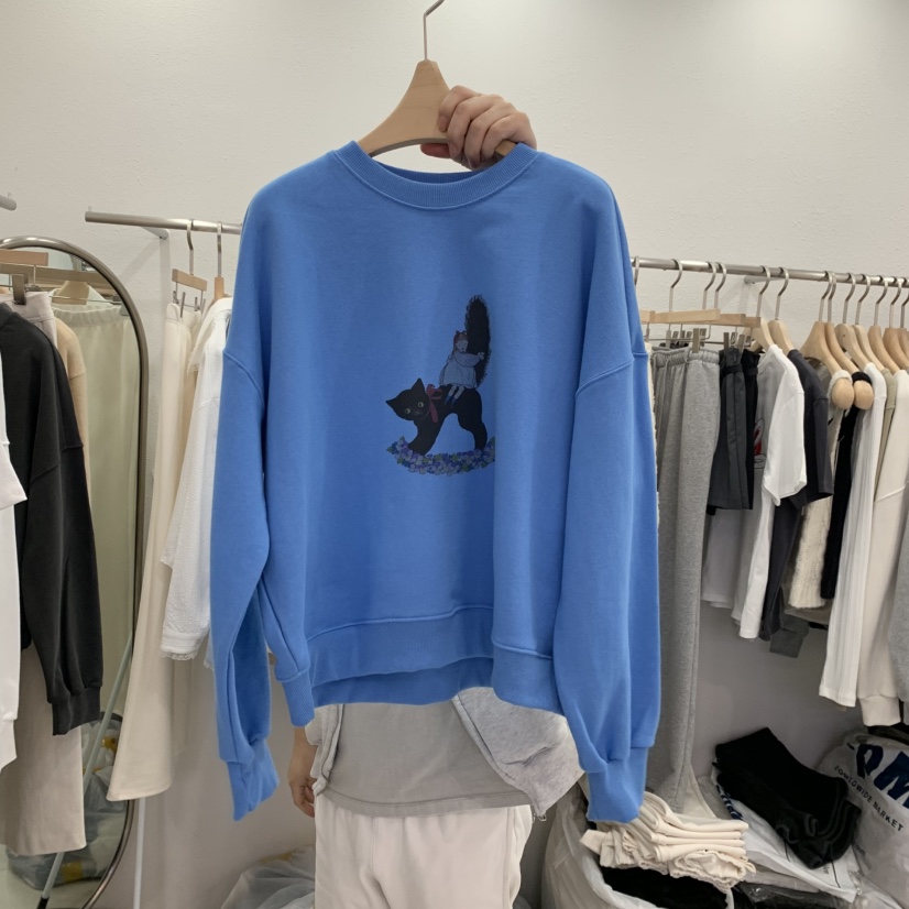 LELEN韓國直郵東大門代購女裝新品熱賣25春夏時尚推薦職業衛衣LELEN衛衣圖色2