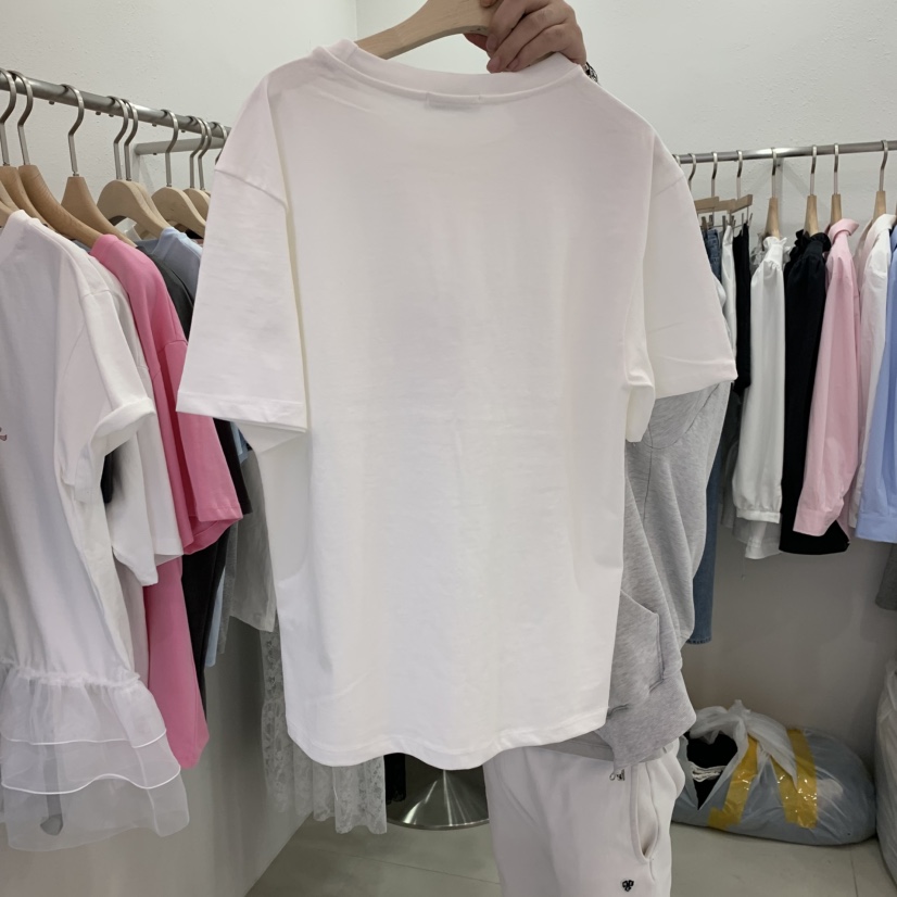 LELEN韓國直郵東大門實拍女裝新品人氣25春夏熱賣休閑T恤兔子LELENT恤