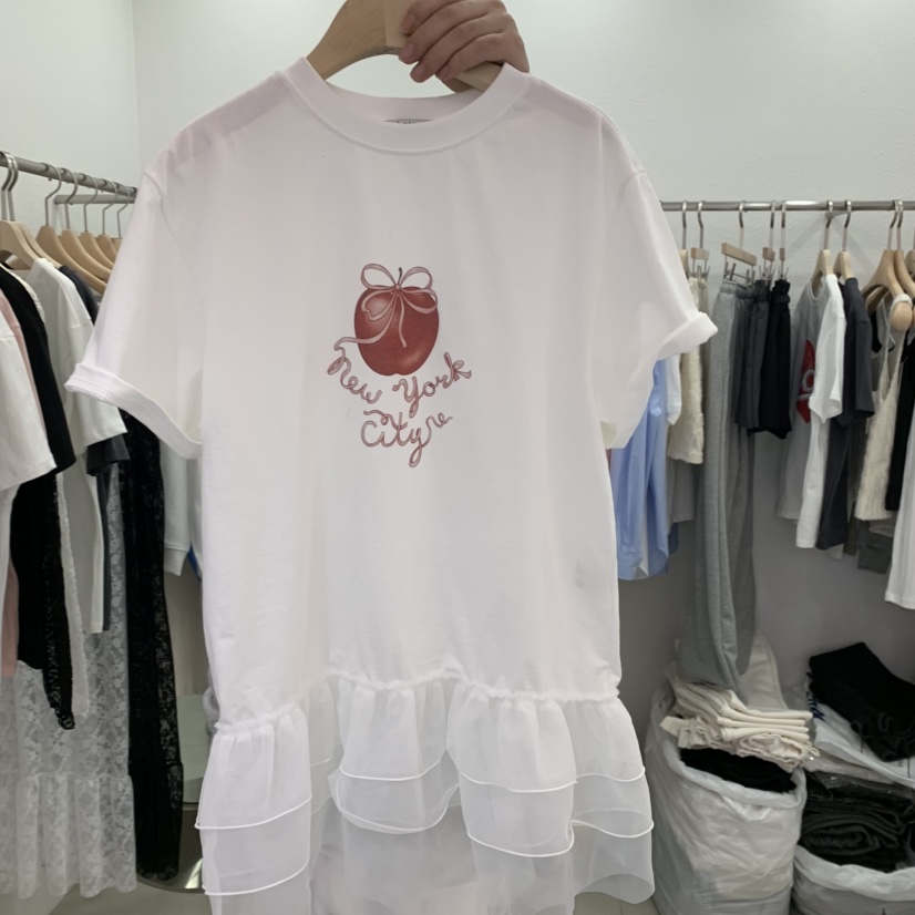 LELEN韓國直郵東大門實拍女裝新款真品25春夏時尚休閑推薦T恤LELENT恤圖色2