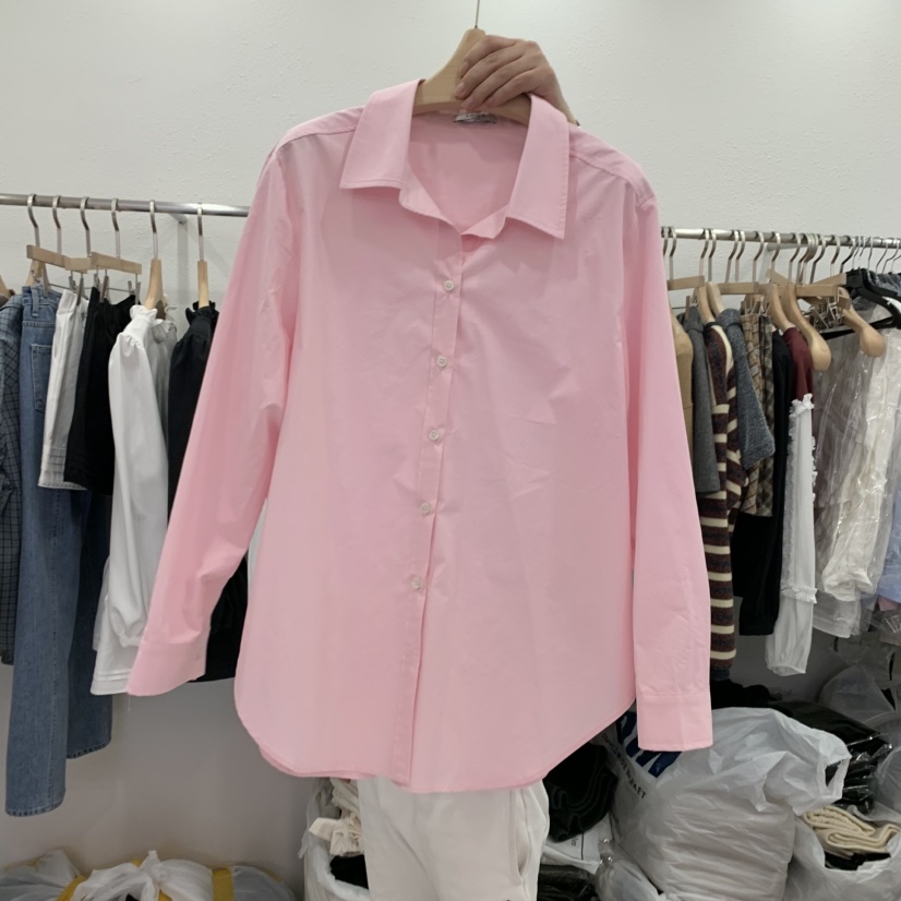 LELEN韓國直郵東大門實拍女裝新品休閑25春夏推薦襯衫蕾絲衫LELEN襯衫/蕾絲衫圖色2
