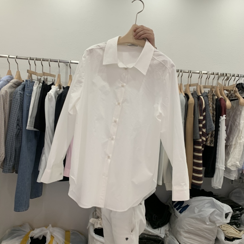 LELEN韓國直郵東大門實拍女裝新品休閑25春夏推薦襯衫蕾絲衫LELEN襯衫/蕾絲衫圖色3