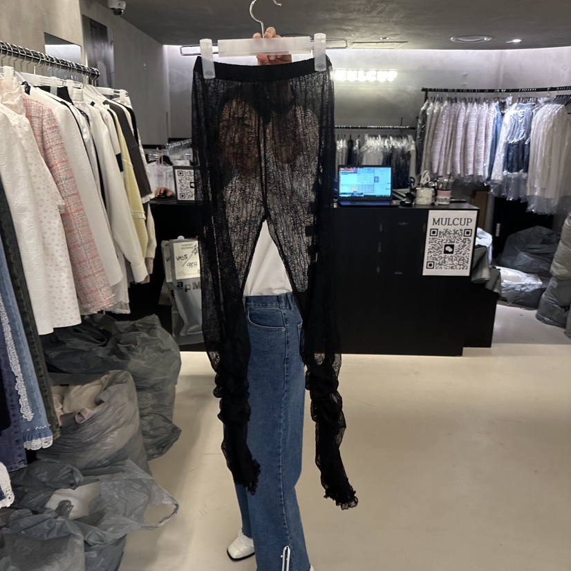 MULCUP韓國直郵東大門實拍女裝新品休閑25春夏打底褲鯊魚褲MULCUP打底褲/鯊魚褲