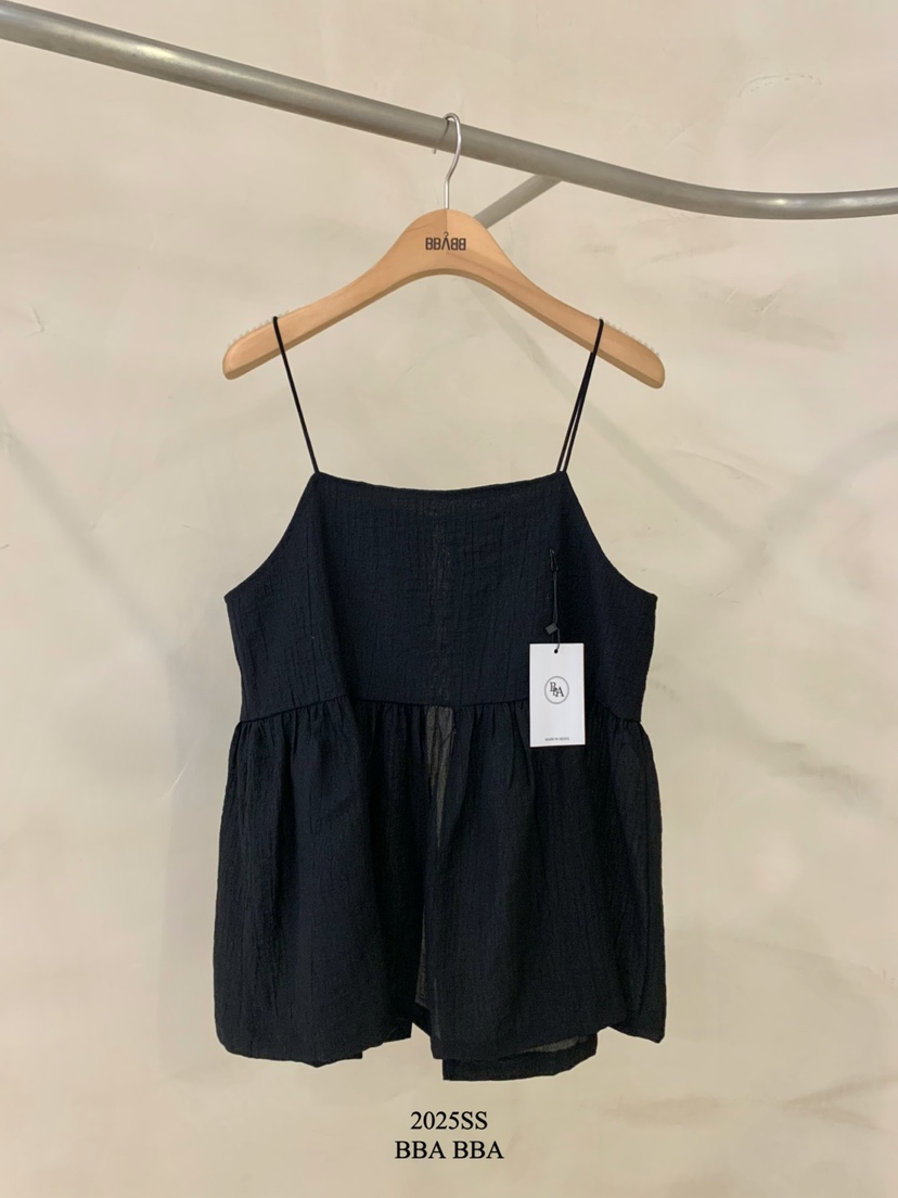 BBABBA-L韓國直郵東大門代購女裝新品休閑職業吊帶背心蝴蝶結BBABBA-L吊帶/背心圖色2