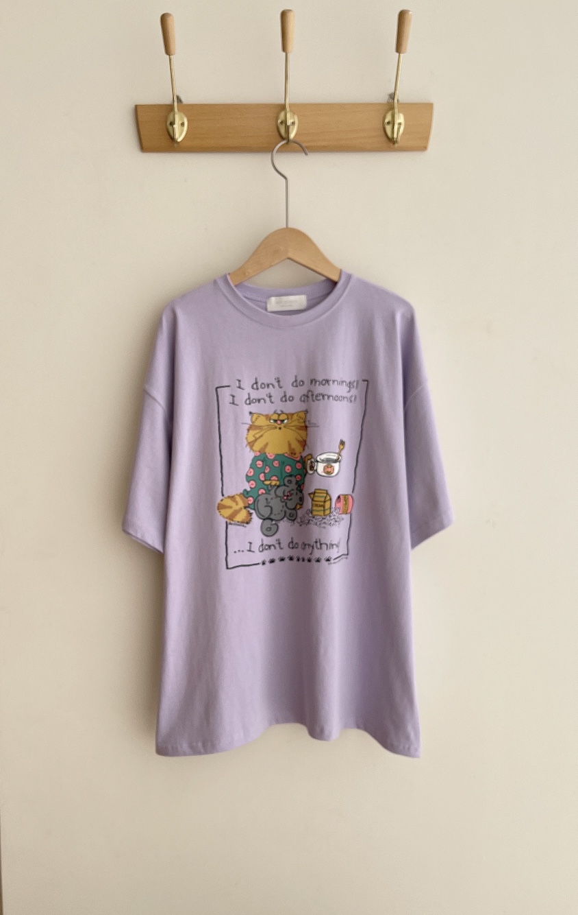 MINIQUEENS韓國直郵東大門實拍女裝新品職業休閑25春夏人氣T恤MINIQUEENST恤圖色2