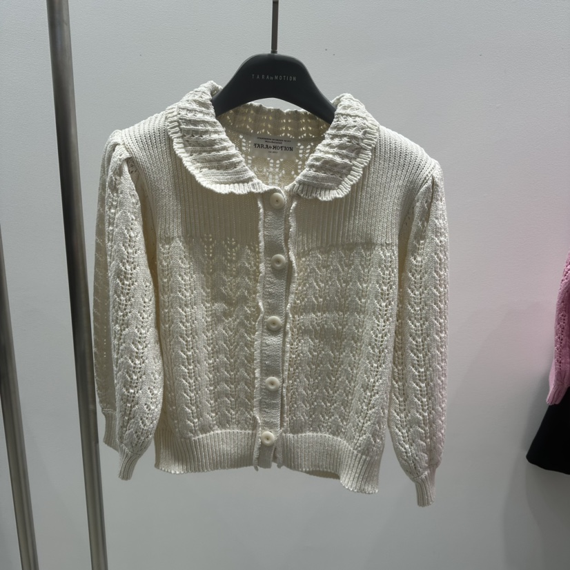 TARABY MOTION韓國直郵東大門實拍女裝新品25春夏毛衣開衫TARABY MOTION毛衣圖色2
