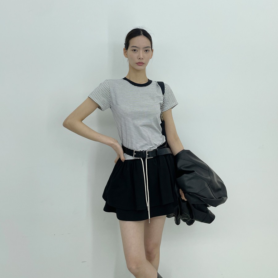 D2/A2韓國直郵東大門代購女裝新品真品人氣休閑職業25春夏短裙D2/A2短裙