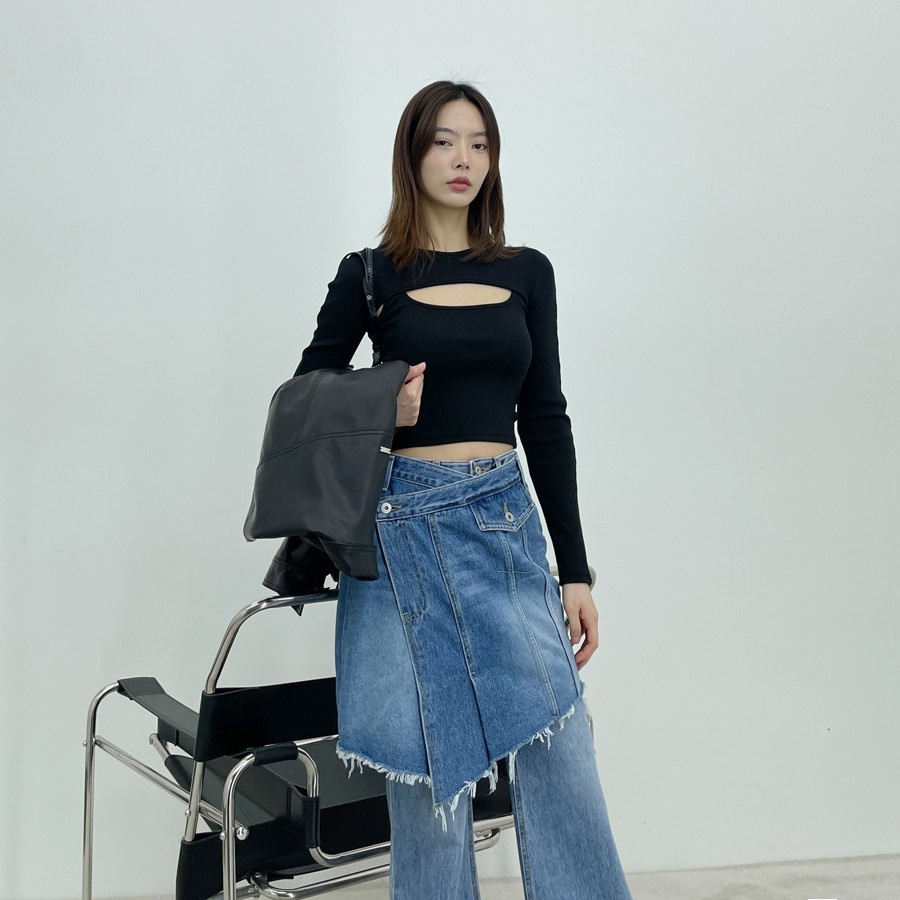 D2/A2韓國直郵東大門實拍女裝新款休閑時尚熱賣25春夏短裙D2/A2短裙