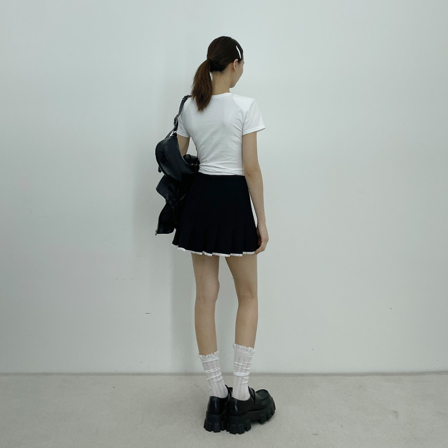 D2/A2韓國直郵東大門實拍女裝新款真品休閑25春夏熱賣短裙D2/A2短裙