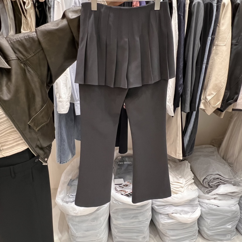 FRE直郵韓國代購女裝新品人氣推薦熱賣休閑時尚職業裙褲假兩件FRE裙褲