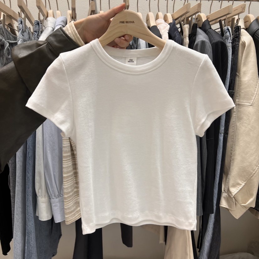 FRE韓國直郵東大門實拍女裝新款真品推薦25春夏職業熱賣T恤FRET恤圖色3