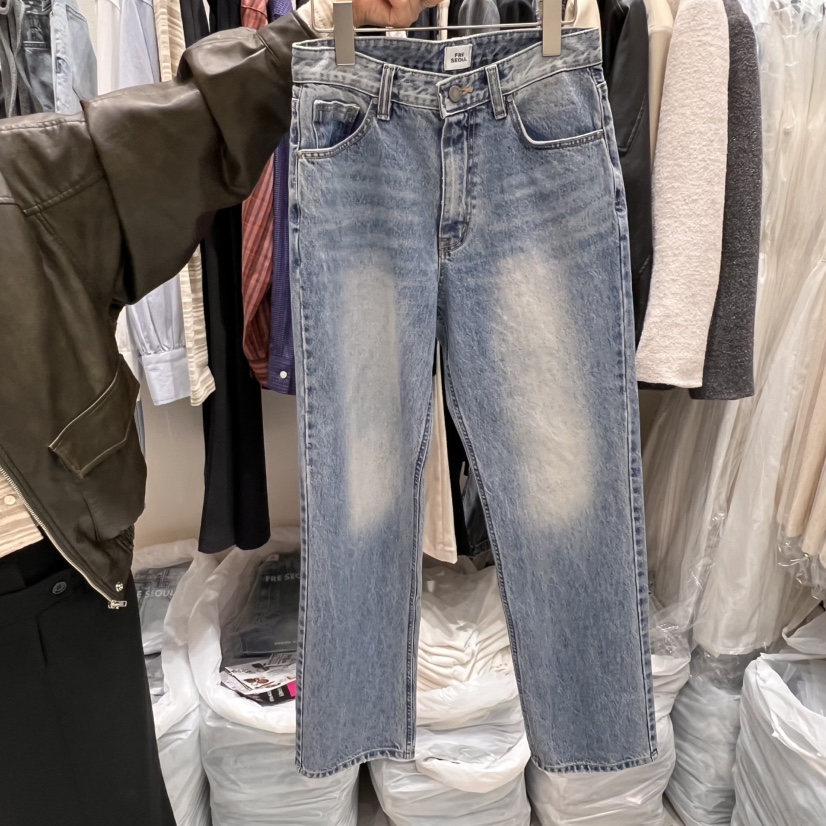 FRE韓國直郵東大門實拍女裝新品時尚人氣職業推薦25春夏休閑褲FRE休閑褲圖色2