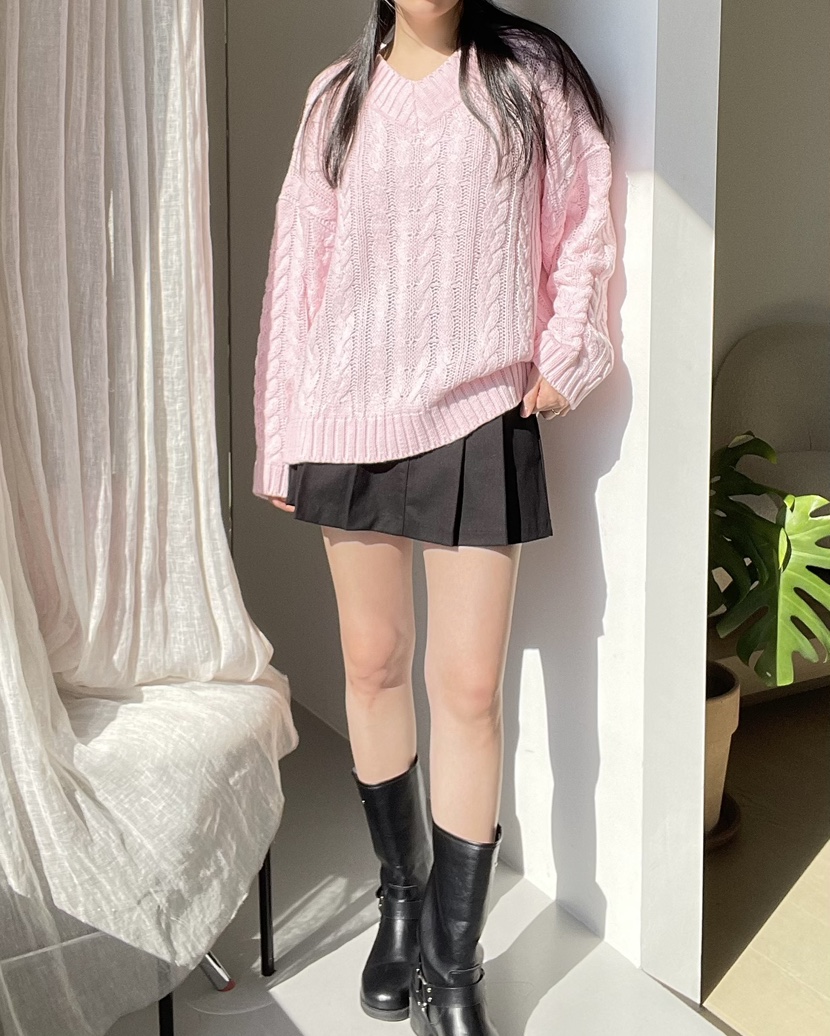 ALLVIBE東大門直郵女士新品真品25春夏熱賣職業休閑時尚毛衣ALLVIBE毛衣