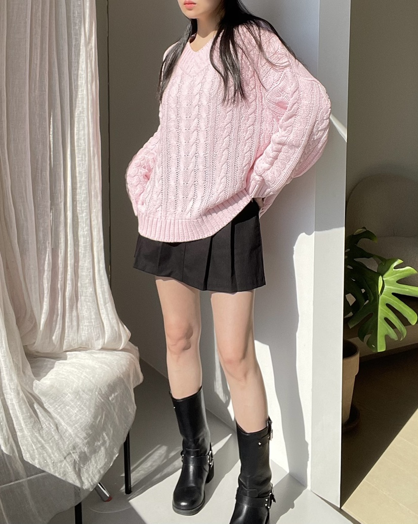 ALLVIBE東大門直郵女士新品真品25春夏熱賣職業休閑時尚毛衣ALLVIBE毛衣