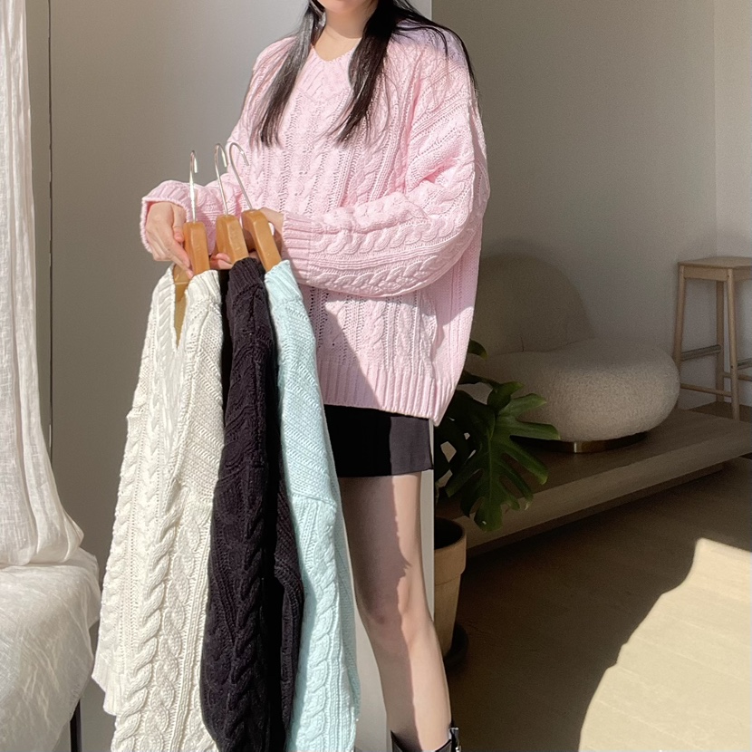 ALLVIBE東大門直郵女士新品真品25春夏熱賣職業休閑時尚毛衣ALLVIBE毛衣