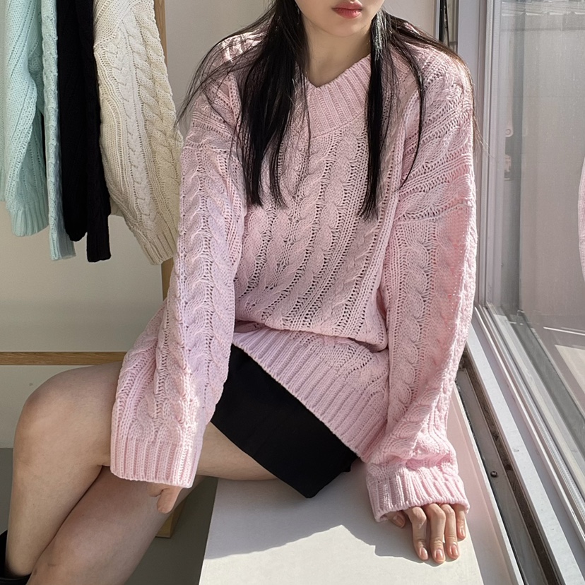 ALLVIBE東大門直郵女士新品真品25春夏熱賣職業休閑時尚毛衣ALLVIBE毛衣