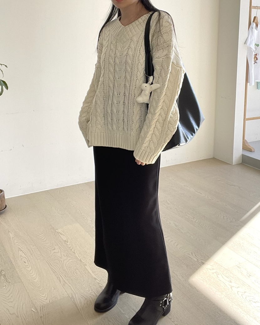 ALLVIBE東大門直郵女士新品真品25春夏熱賣職業休閑時尚毛衣ALLVIBE毛衣